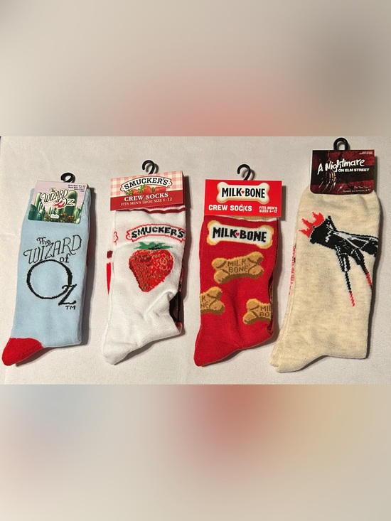 Unbranded Accessories - Novelty Crew Socks With Various Prints - Select 1